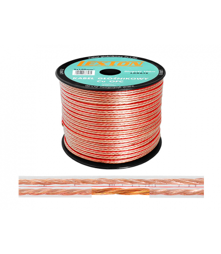 Kabel głośnikowy LEXTON 2x1.00 Cu-OFC LXK612