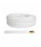 Kabel telefoniczny płaski 4c, biały. LXK511