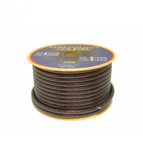 Kabel zasilający samochodowy Car Audio LEXTON 6GA/8mm CCA czarny 25m LXZ106CZAR