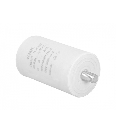Kondensator silnikowy 16uF/450VAC LXKON08