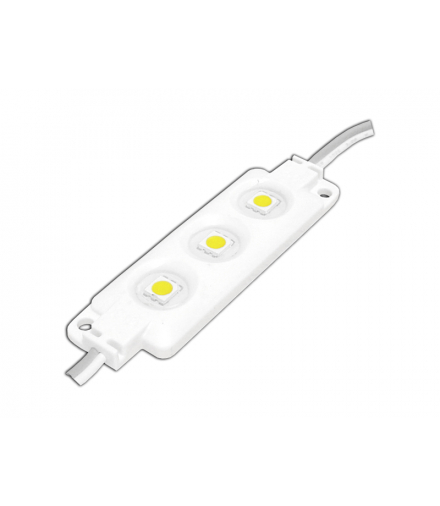 Moduł LED-5050, 3 diody, światło ciepłe białe, wodoodporny LXL177