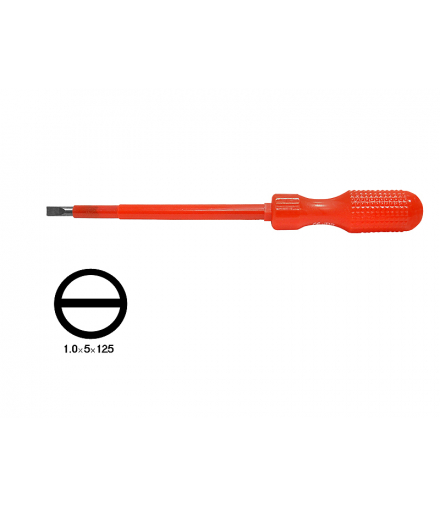 Wkrętak płaski izolowany 5x125 J63822 JBS, atestowany. LXN138