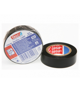 Taśma izolacyjna TESA 10m/15mm PVC czarna LXSC046