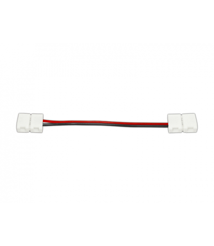 Złącze taśmy LED 8mm, dwustronny zatrzask z przewodami. LX1046