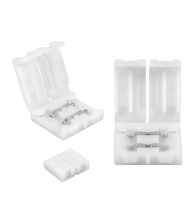 Złącze taśmy LED 10 mm, dwustronny zatrzask. LX1049