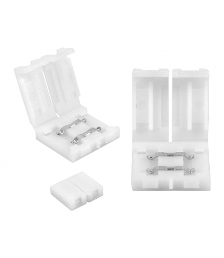 Złącze taśmy LED 10 mm, dwustronny zatrzask. LX1049