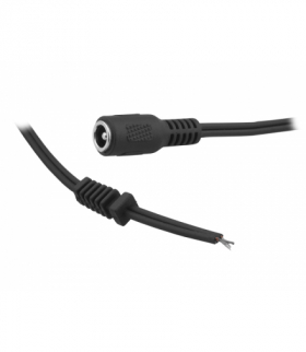 Gniazdo DC 2.5/5.5, kabel15 cm, do taśm LED. LX1029
