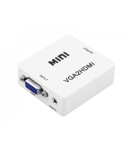 Przejście adapter sygnału VGA+AUDIO/HDMI. LXHD87