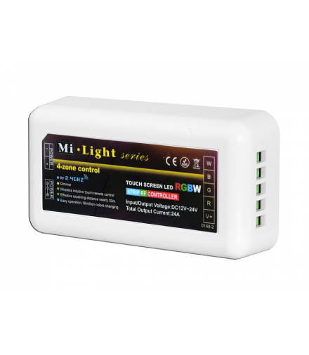 Sterownik RGB+W oraz RGB M-Light ODBIORNIK 288W,radiowy ,4strefy ,funkcja ściemniania. LXRF288