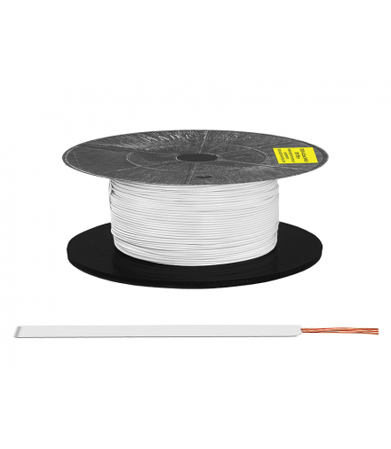 Kabel, przewód samochodowy FLRY-A 0.22, biały, 100m LXFLRY22W