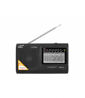 Radio przenośne LTC-2026 WILGA, czarne. LXLTC2026