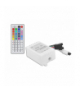 Sterownik do taśm LED 44 przyciski, czarny, RGB (3 kanały), podwójne PCB. LXTRF76