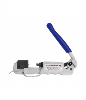 Zaciskarka kompresyjna do złączek typu F, BNC, RCA na kablach koncentrycznych HY5087. LXHY5087