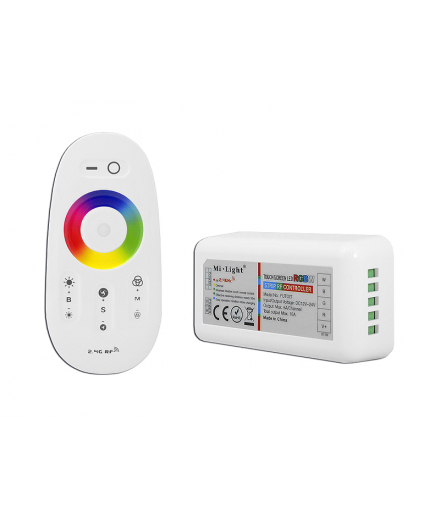 Sterownik RGB+W Mi-Light ODBIORNIK + PILOT 288W 1-strefa, sterowanie radiowe, funkcja ściemniania, 10A, FUT027. LXRF288RGBW1