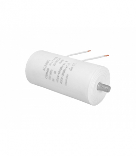Kondensator silnikowy 35uF/450VAC z przewodem. LXKON33
