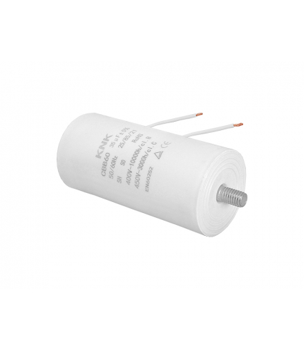 Kondensator silnikowy 35uF/450VAC z przewodem. LXKON33