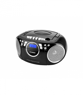 Boombox Hyundai TRC788AU3BS Tuner cyfrowy FM,Kaseta,CD/MP3,USB,AUX. LXTRC788
