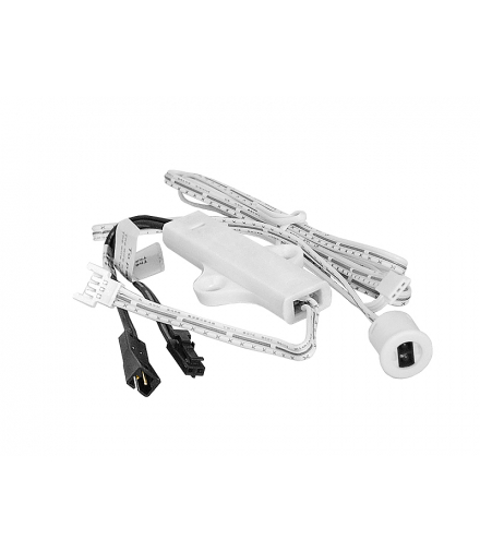 Wyłącznik meblowy LED 60W-IR ON/OFF światłoczuły (odsłonięty-ON,zasłonięty-OFF), montaż w otwór lub przykręcany. LXL658