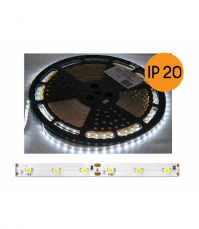 Sznur diodowy ECO IP20, światło ciepłe białe, 60diod/m, 50m, białe podłoże, SMD2835. LXL5101