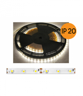 Sznur diodowy ECO IP20, światło naturalne białe, 60diod/m, 25m, białe podłoże, SMD2835. LXL5108
