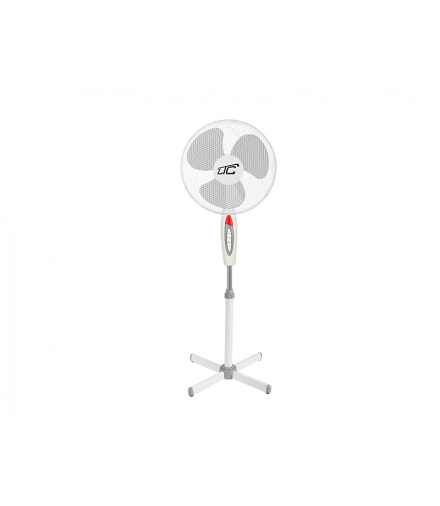 Wentylator wiatrak stojący cichy WT01 mocny 40W, 16``, biały LXWT01