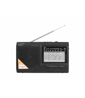 Radio przenośne LTC-2016 WILGA USB z wbudowanym akumulatorem, CZARNE. LXLTC2016/CZ