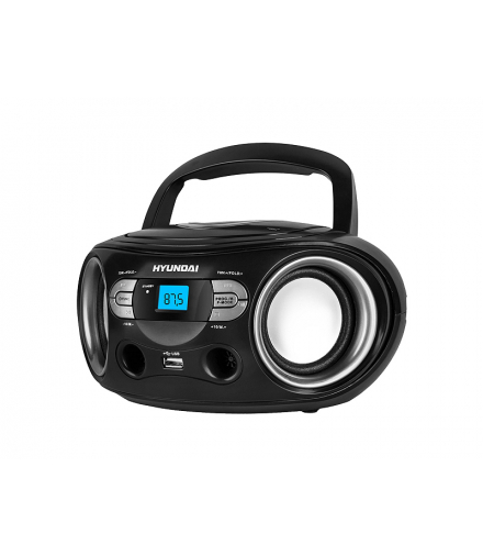 Boombox Hyundai TRC533AU3BS Tuner cyfrowy,CD,MP3,USB,AUX. LXTRC533BS