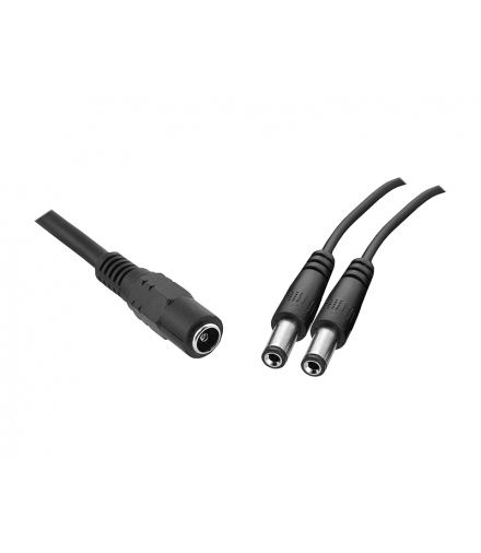 Rozgałęźnik DC 2,1/5,5 zasilanie 1 gniazdo-2 wtyki LX3325