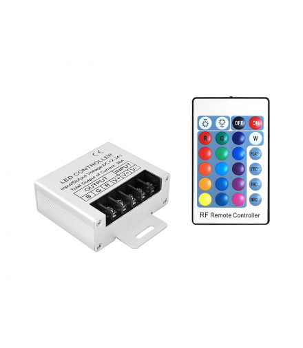 Sterownik LED + pilot 24 przyciski. LXTRF79