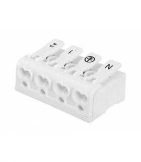 Złącze samozaciskowe 238-4P 24A 450V 2.5mm2. LXHA003