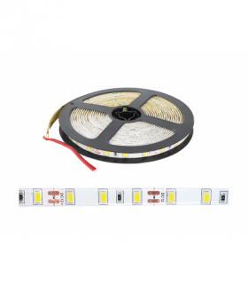 Sznur diodowy 5630, światło zimne białe, 300 diod, białe podłoże, IP65, 5m. LXL5113