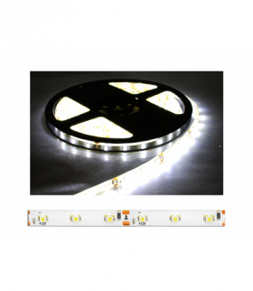 Sznur diodowy LED 2835 300 diód 5m wodoodporny biały neutralny, białe podłoże 8mm LXL076