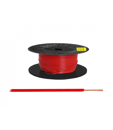 Kabel, przewód samochodowy FLRY-B 0.50, czerwony. LXFLRY50R