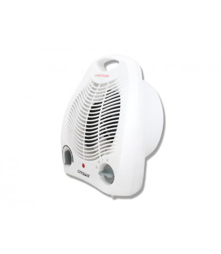 Termowentylator regulowany 2000 W, grzejnik, biały. LXU220