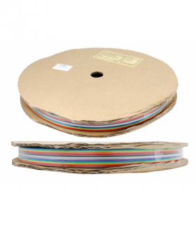 Przewód wstążkowy kolorowy AWG28 16x 1.27 mm 16 żył 105*C 300V rol. 61 m. LXHA017