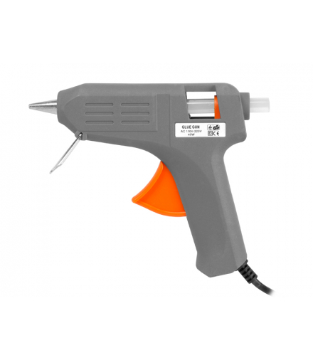 Pistolet do kleju, klejarka LTC 40 W/230 V, duża, szara. LXKL101