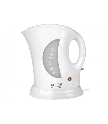 Czajnik 1L, 900W, biały, Adler AD03 LXAD003