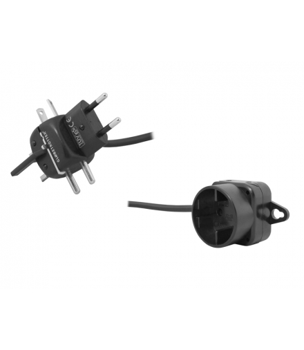 Adapter AC GLOBETROTTER uniwersalny z kablem EU/UK/USA, (BOX). LXAC010