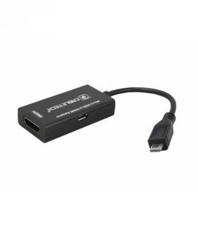 Kabel MHL wtyk MicroUSB-gniazdo HDMI FullHD. LXMHL933