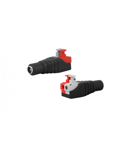 Gniazdo DC 2,5/5,5, szybki montaż. LXEK3163