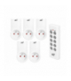 Gniazdo sieciowe sterowane pilotem x5. LXU205