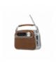 Radio przenośne Retro LTC NIDA bluetooth, AM/FM/MP3/USB/SD wbudowany akumulator 1200 mAh. LXLTC2027