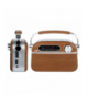 Radio przenośne Retro LTC NIDA bluetooth, AM/FM/MP3/USB/SD wbudowany akumulator 1200 mAh. LXLTC2027