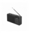 Radio przenośne LTC REGA z USB, TF, AUX, mini latarką LED i baterią BL-5C, czarne. LXLTC2030