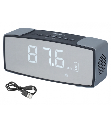 Radiobudzik BT/FM/SD/AUX, 6 W, GB200 LXGB200