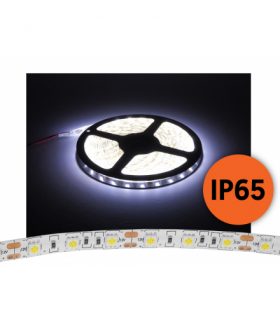 Sznur diodowy 5050, Eco, wodoodporny, światło białe, 4000K, 300 diód, białe podłoże, IP65. LXL173/N