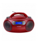Boombox Blaupunkt BB18, FM, CD/MP3/USB/AUX, czerwony. LXBB18RD