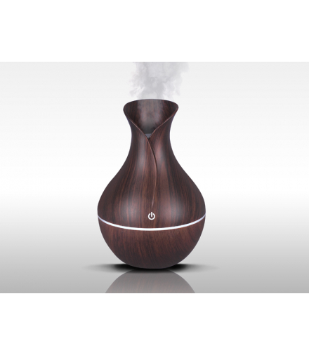 Nawilżacz powietrza LTC, podświetlany w 4 kolorach, 130 ml, ciemne drewno. LXLL143