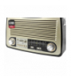 Radio przenośne FM/USB/SD/AUX/BT, retro, akumulator, czarne. LXMD1700BT/CZ