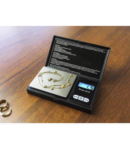 Waga jubilerska LTC 0.1g, 0.05ct, wyświetlacz LCD. LXWG104
